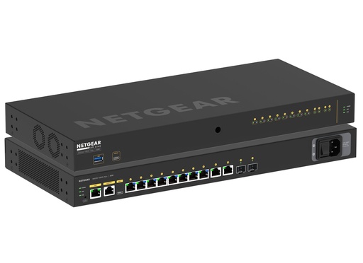 [GSM4212PX-100EUS] Netgear GSM4212PX-100EUS / M4250-10G2XF-PoE+ / 8x1G PoE+ 240W 2x1G and 2xSFP+ Managed Switch AV Line  
